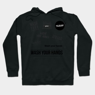 Wash your Hands Sticker Set Hoodie